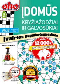 ID 43 oho 10 min. Įdomūs kryžiažodžiai ir galvosūkiai